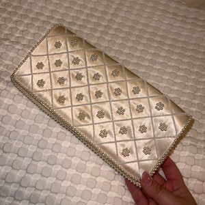 Vintage satin Japanese clutch